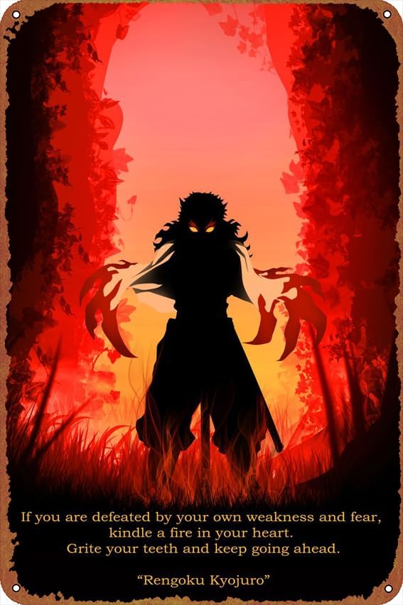 Home Improvement Quotes - Cytaty Rengoku Kyojuro, plakaty do samodoskonalenia,