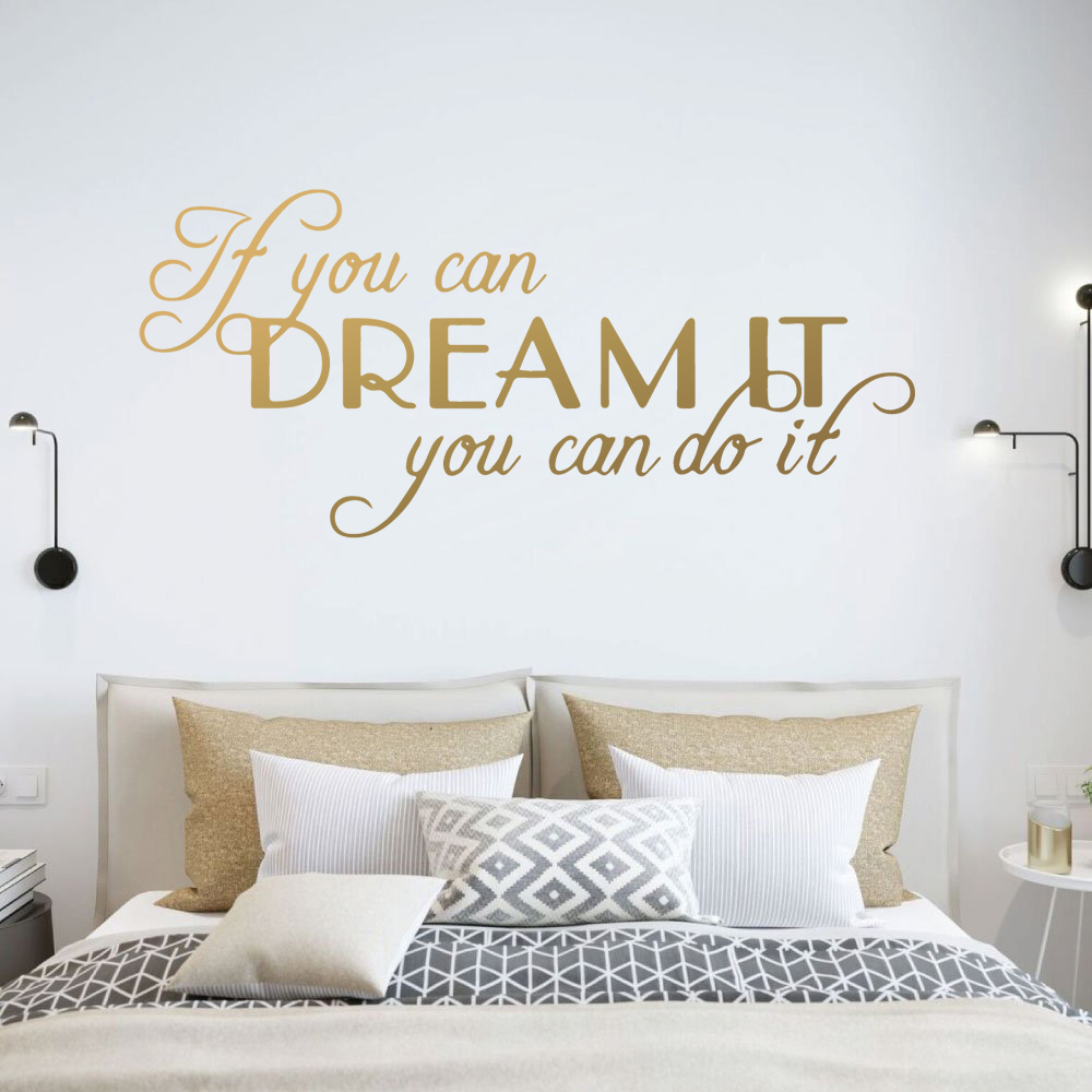 Home Improvement Quotes - Duże cytaty Motywujące frazy marzeń Naklejka