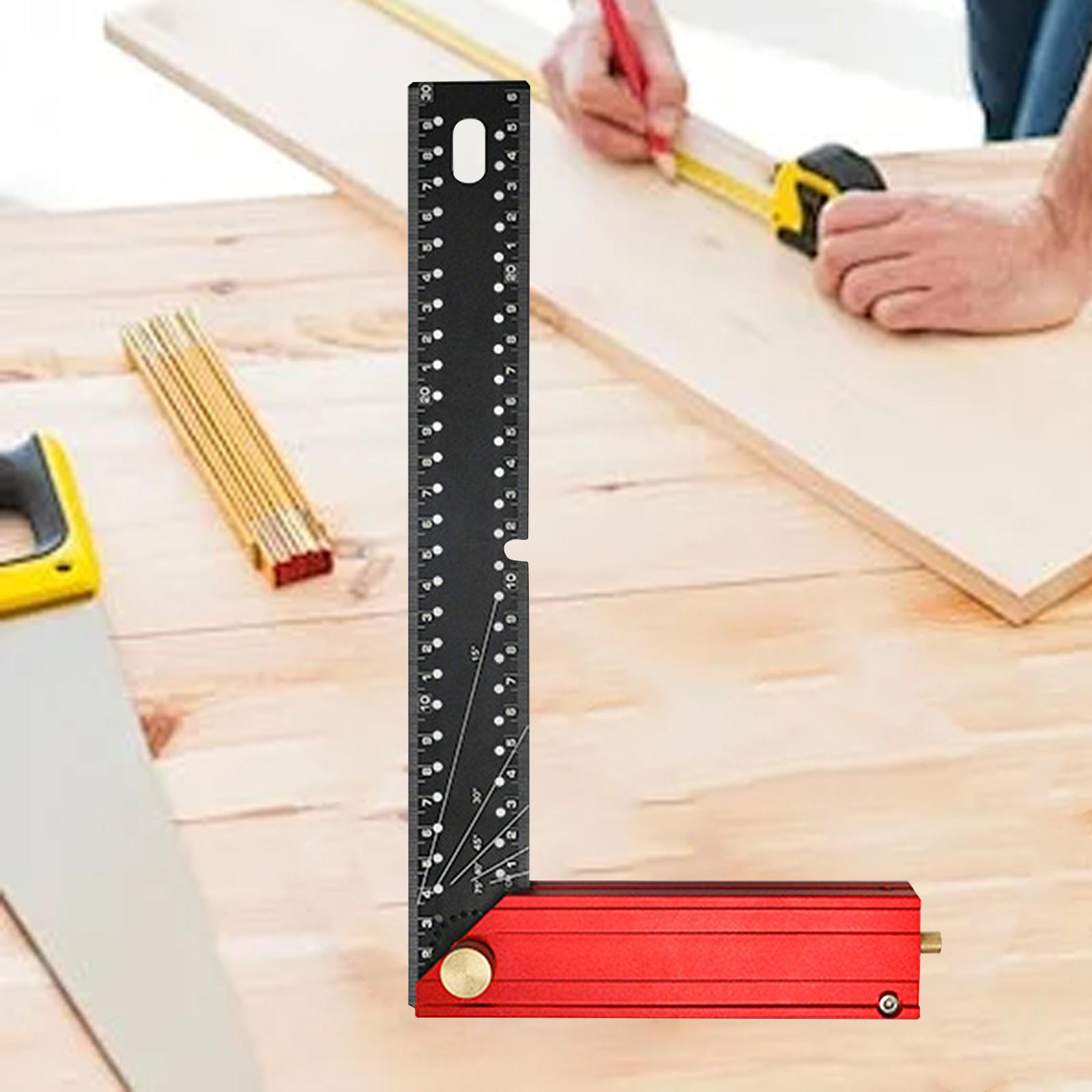 Home Improvement Mark - Kątownik stolarski, precyzyjny kątownik L do