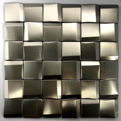 Lustro 3D Srebrne metalowe pły – Home Improvement Background recenzja i cena