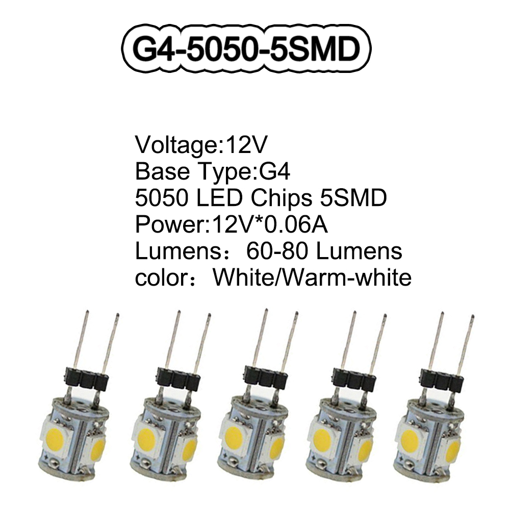 10 szt. DC12V G4 5050 5 SMD LE – Home Improvement Cars recenzja i cena